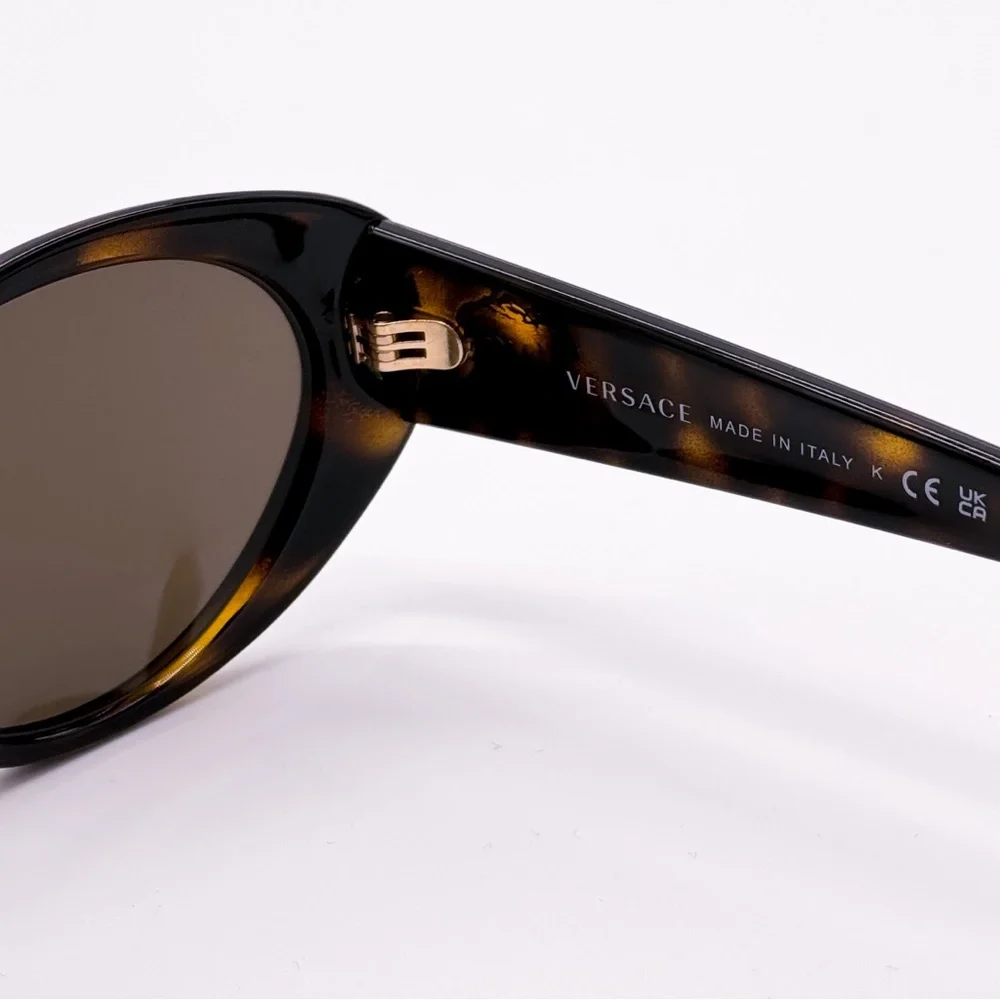 NEW VERSACE VE4455U 108/73 WOMEN CAT EYE SUNGLASSES VERSACE MOD 4455-U HAVANA